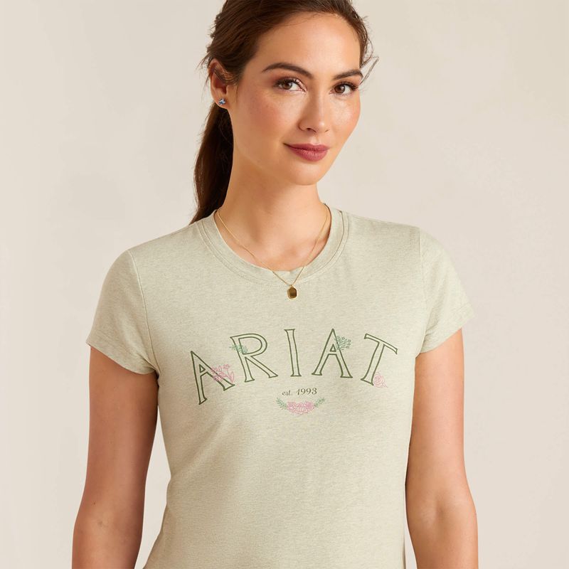 Ariat Posey T-Shirt Vert Femme | DSX-44927596