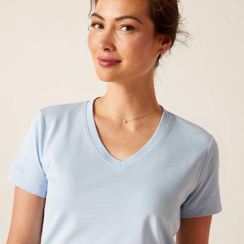 Ariat Fairford T-Shirt Bleu Femme | YVR-25608509