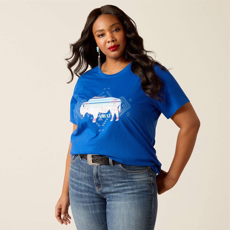 Ariat Buffalo T-Shirt Surf The Web Femme | JPS-91861669