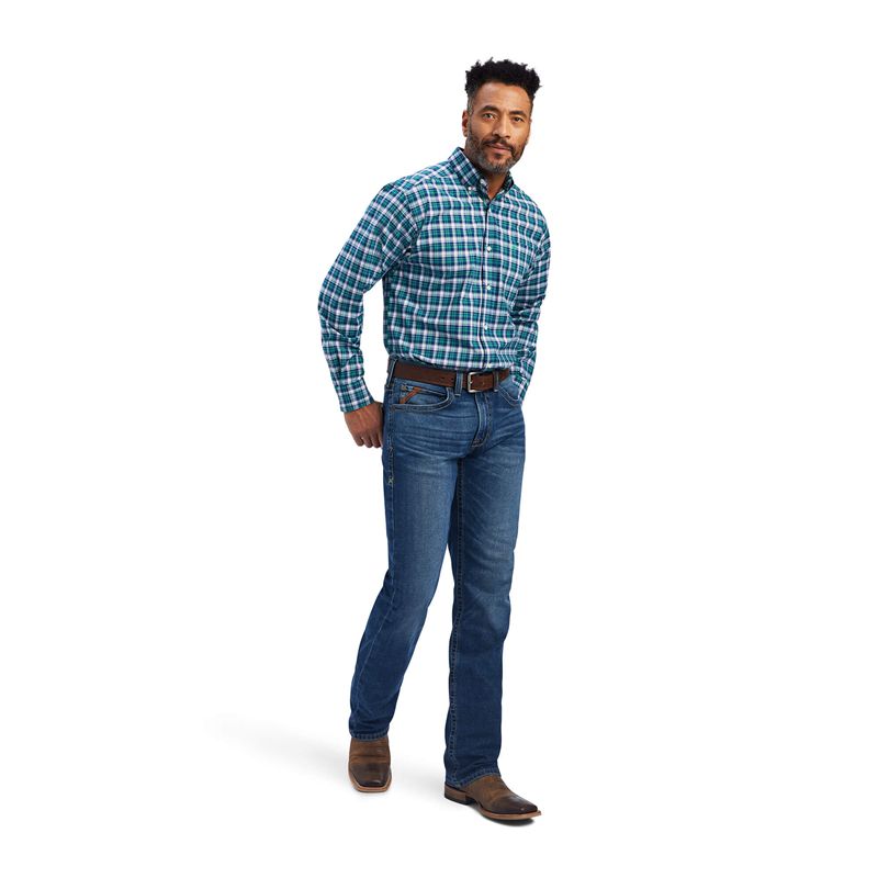 Ariat Pro Series Brantleigh Stretch Classic Fit Shirt Jelly Bean Homme | JFH-97267436