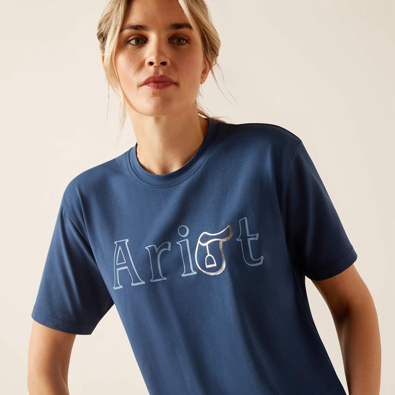 Ariat Bf T-Shirt Noir Femme | YEK-07122708