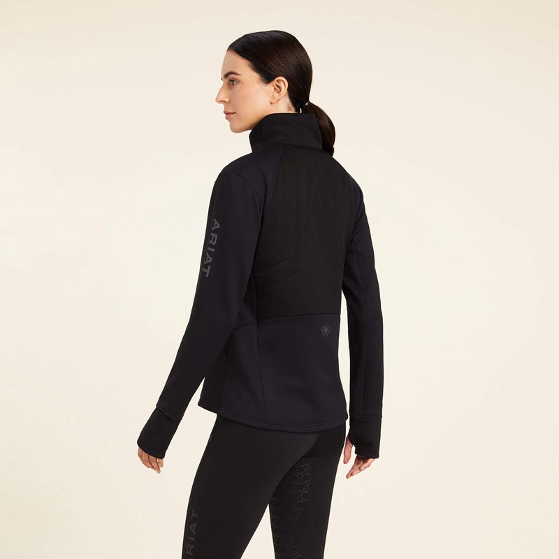 Ariat Venture 1/2 Zip Sweatshirt Noir Femme | FKO-08350732