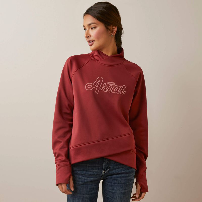 Ariat Tek Crossover Sweatshirt Burnt Russet Femme | BZV-16732315