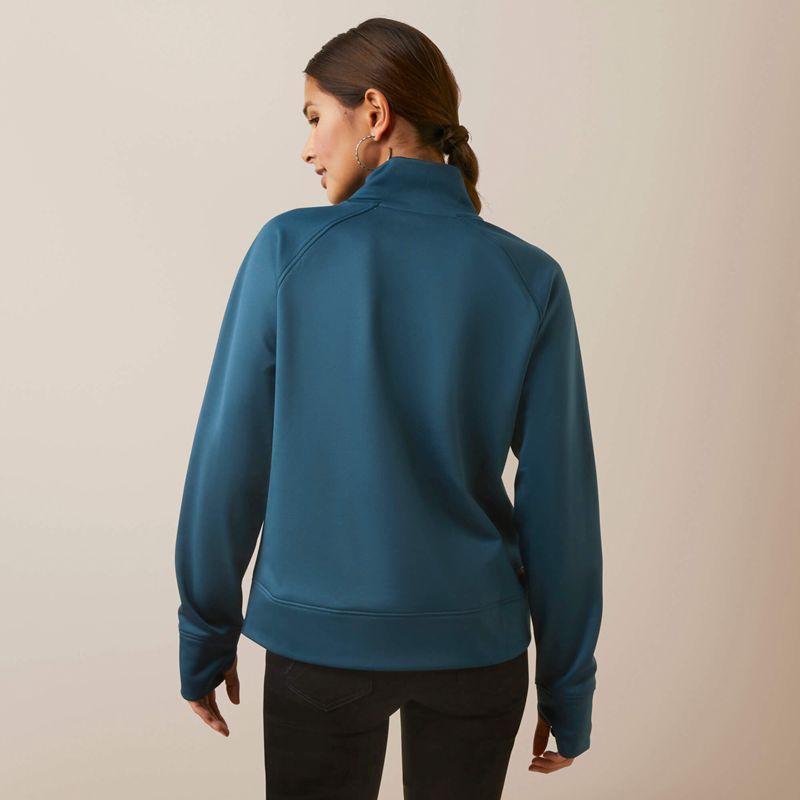 Ariat Tek Crossover Sweatshirt Reflecting Pond Femme | SBR-73092685