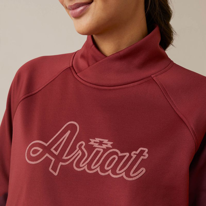 Ariat Tek Crossover Sweatshirt Burnt Russet Femme | BZV-16732315