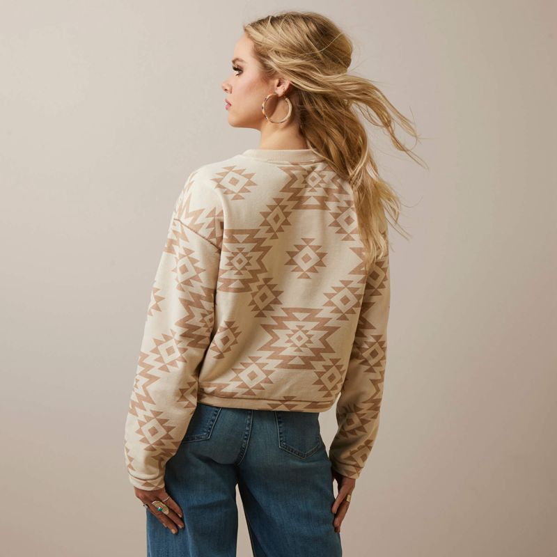 Ariat O'keefe Sweatshirt Sable Femme | NSX-51977486