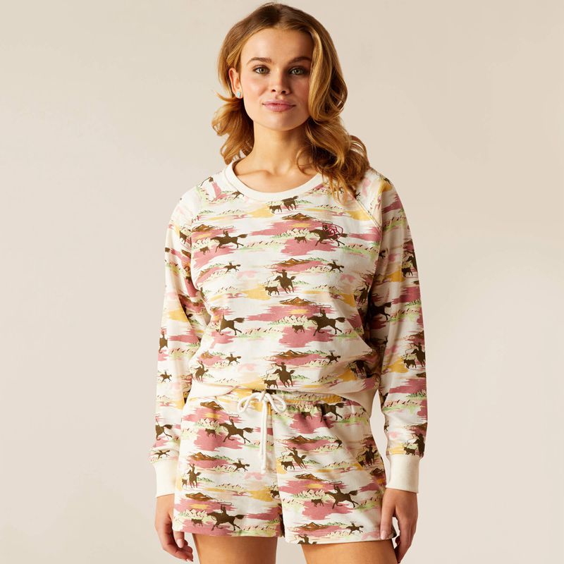 Ariat Hawaiian Sweatshirt Hawaiian Print Femme | WDV-41367241