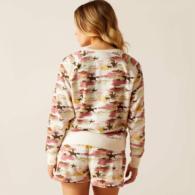 Ariat Hawaiian Sweatshirt Hawaiian Print Femme | WDV-41367241