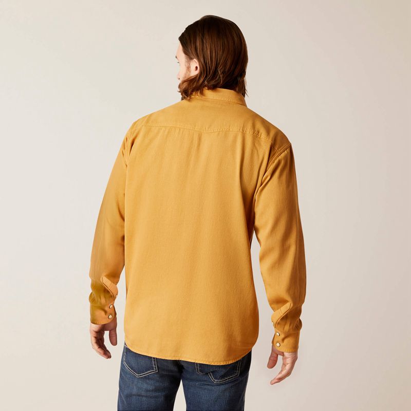 Ariat Jurlington Retro Fit Shirt Comb Honey Homme | AXC-93185661