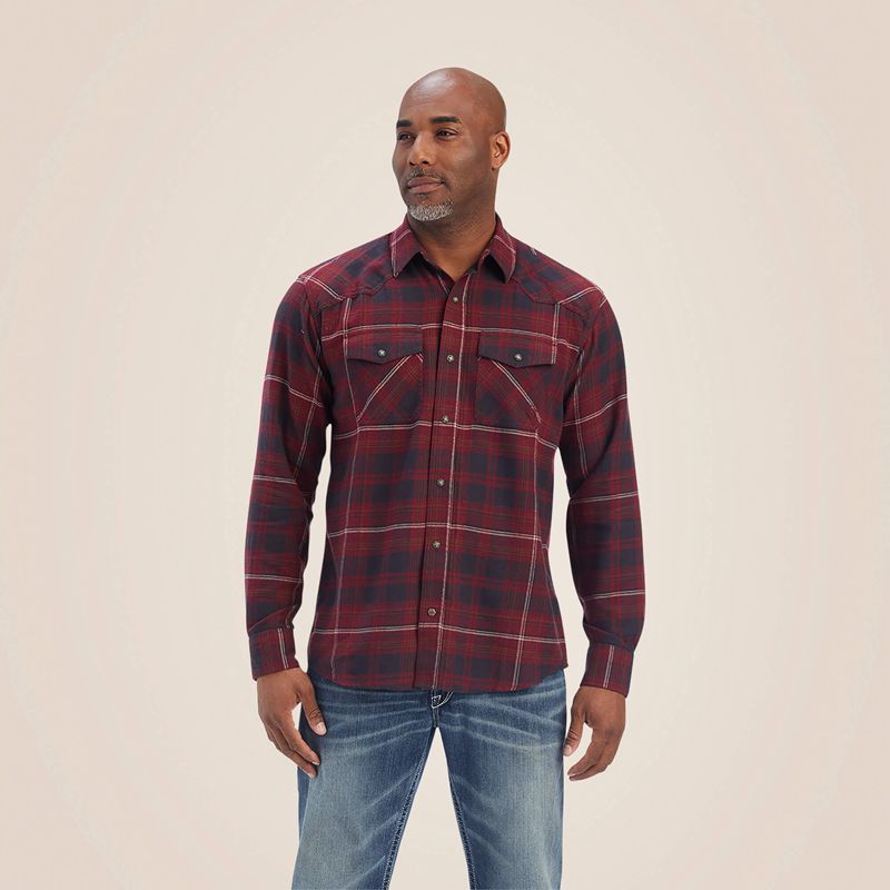 Ariat Heath Retro Fit Shirt Phantom Homme | VKD-67071186