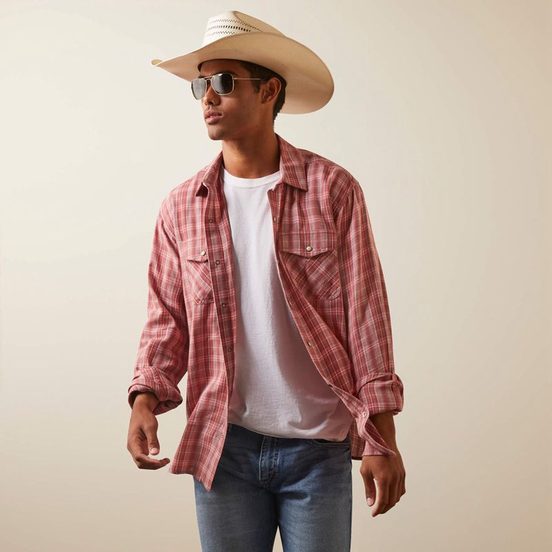 Ariat Hart Retro Fit Shirt Blanche Homme | UCG-49830320