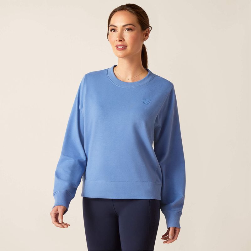 Ariat Memento Sweatshirt Bleu Femme | DRP-99079054