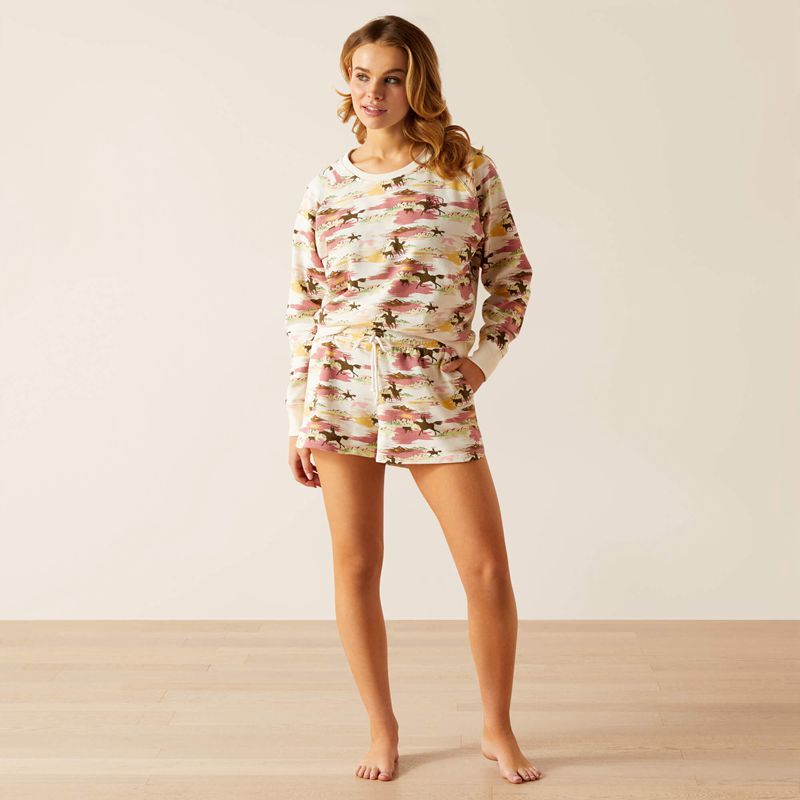 Ariat Hawaiian Sweatshirt Hawaiian Print Femme | WDV-41367241