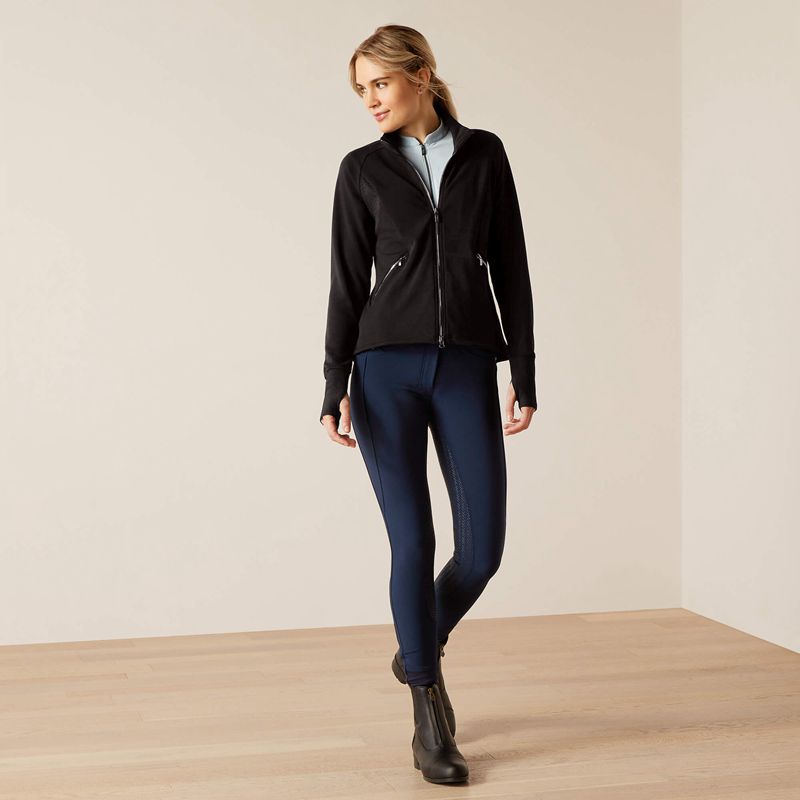 Ariat Bellatrix Full Zip Sweatshirt Noir Femme | FDV-94875000