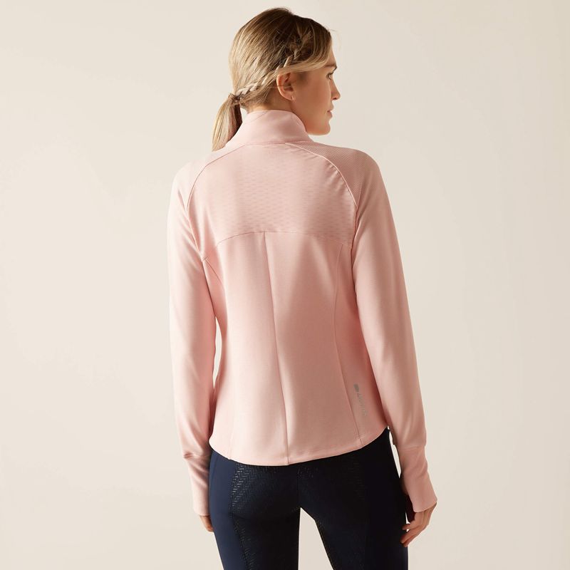 Ariat Bellatrix Full Zip Sweatshirt First Blush Femme | OZX-70845272