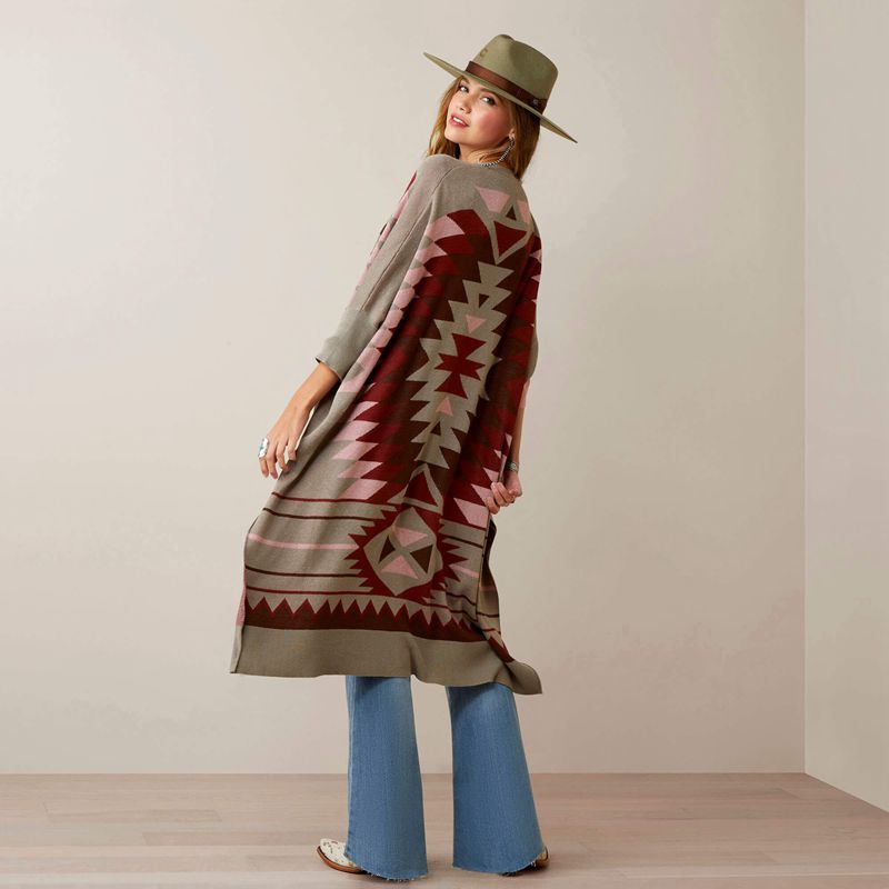 Ariat Serape Style Cardigan Multi Femme | JRA-64810623