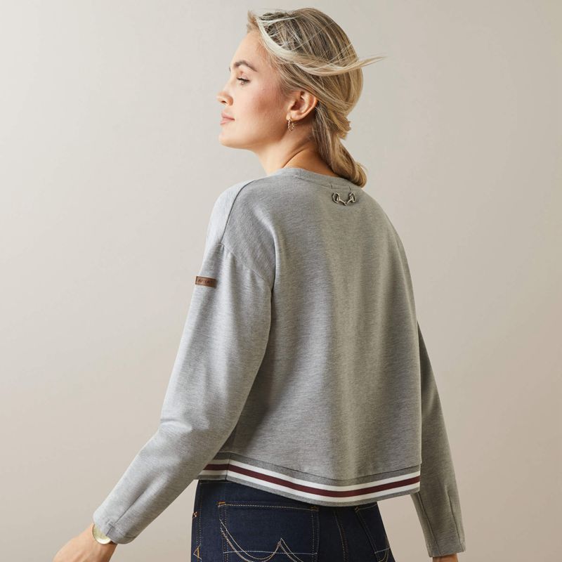 Ariat Pacifica Sweatshirt Grise Femme | CGJ-35061152