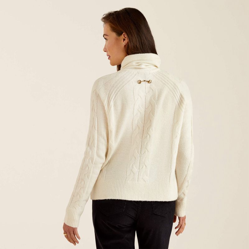 Ariat Novato Sweater Vanilla Ice Femme | WQW-91892152