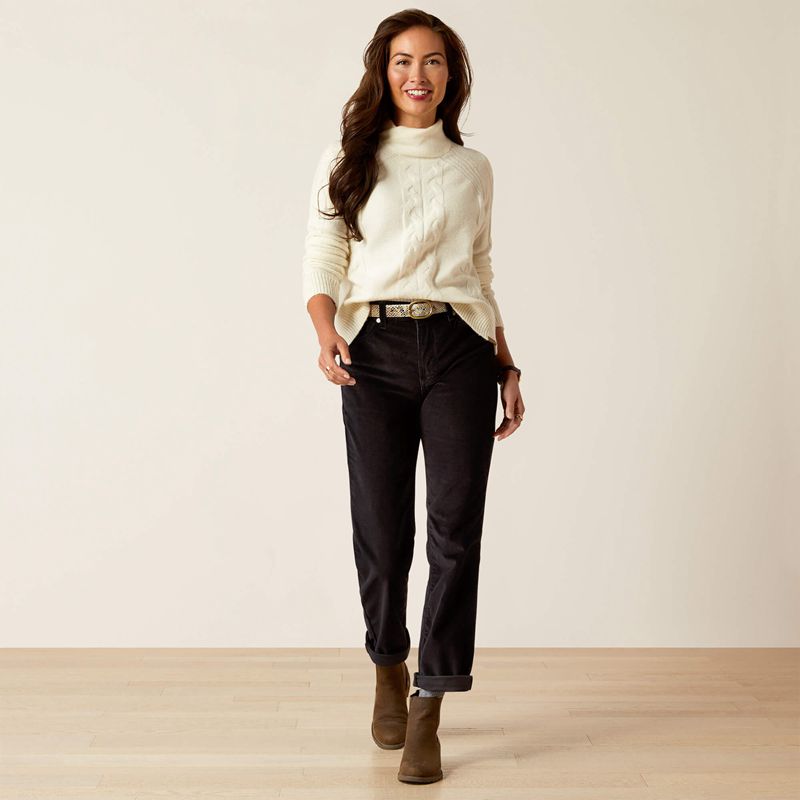 Ariat Novato Sweater Vanilla Ice Femme | WQW-91892152