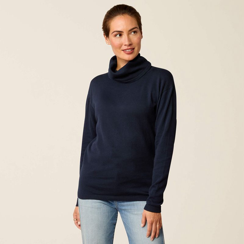 Ariat Lexi Sweater Bleu Marine Femme | YYY-42476667