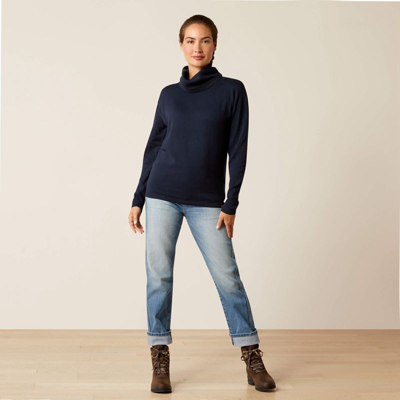 Ariat Lexi Sweater Bleu Marine Femme | YYY-42476667