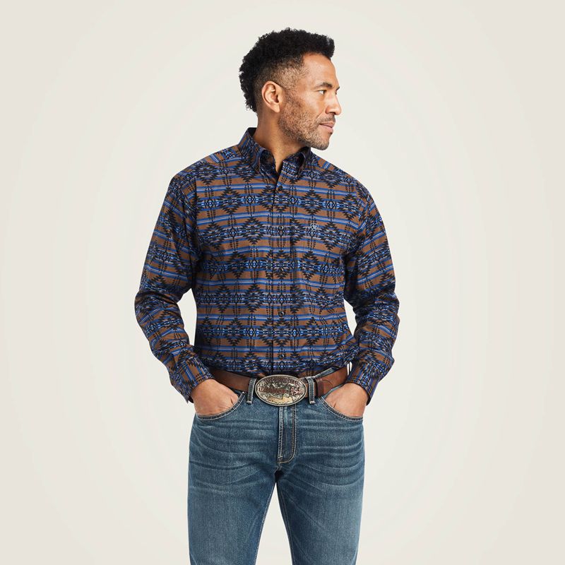 Ariat Giannis Classic Fit Shirt Carafe Homme | AOE-28606107