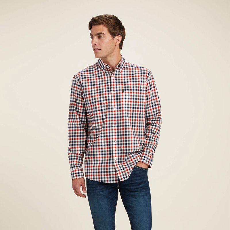 Ariat Clement Shirt Check Homme | UXW-37972039