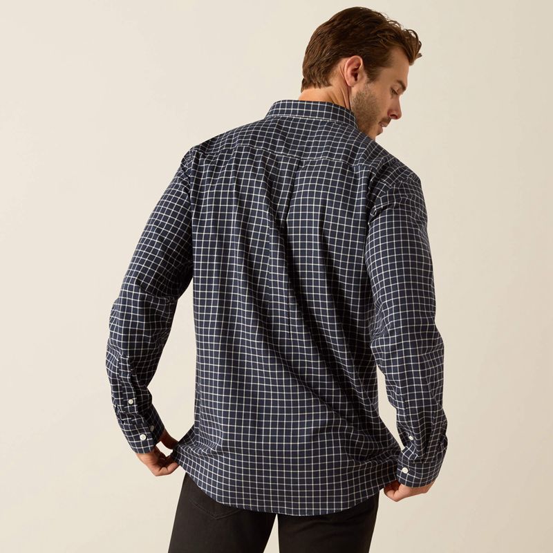 Ariat Clement Shirt Twilight Plaid Homme | TMU-11134018