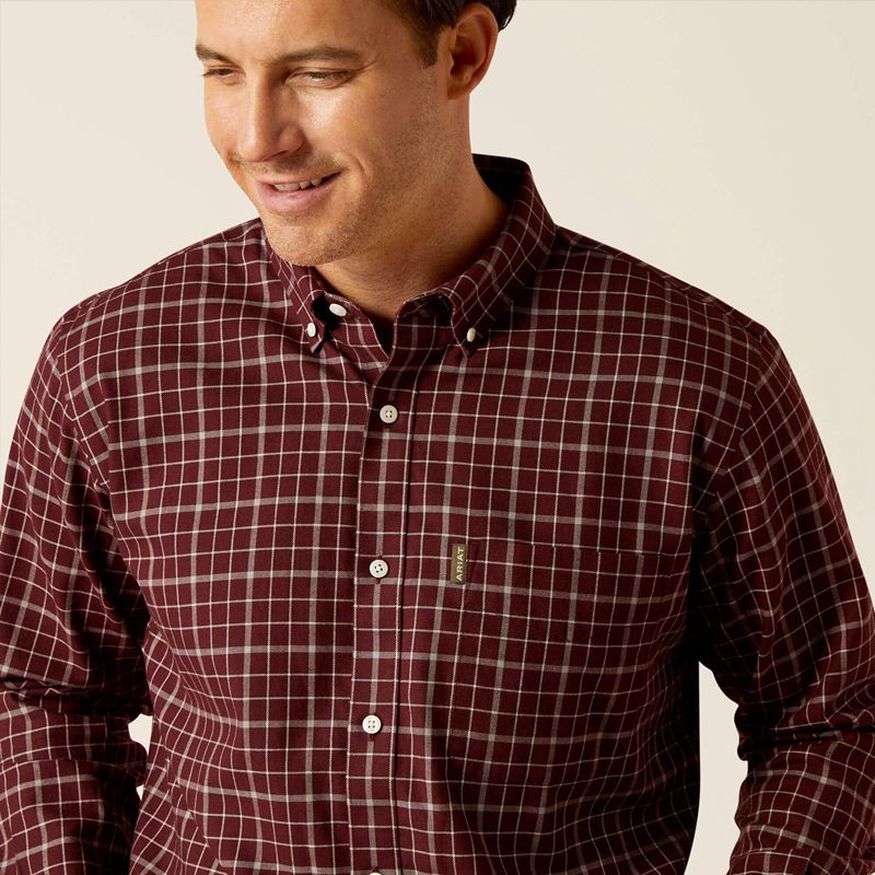 Ariat Clement Shirt Marron Homme | GXX-43319968