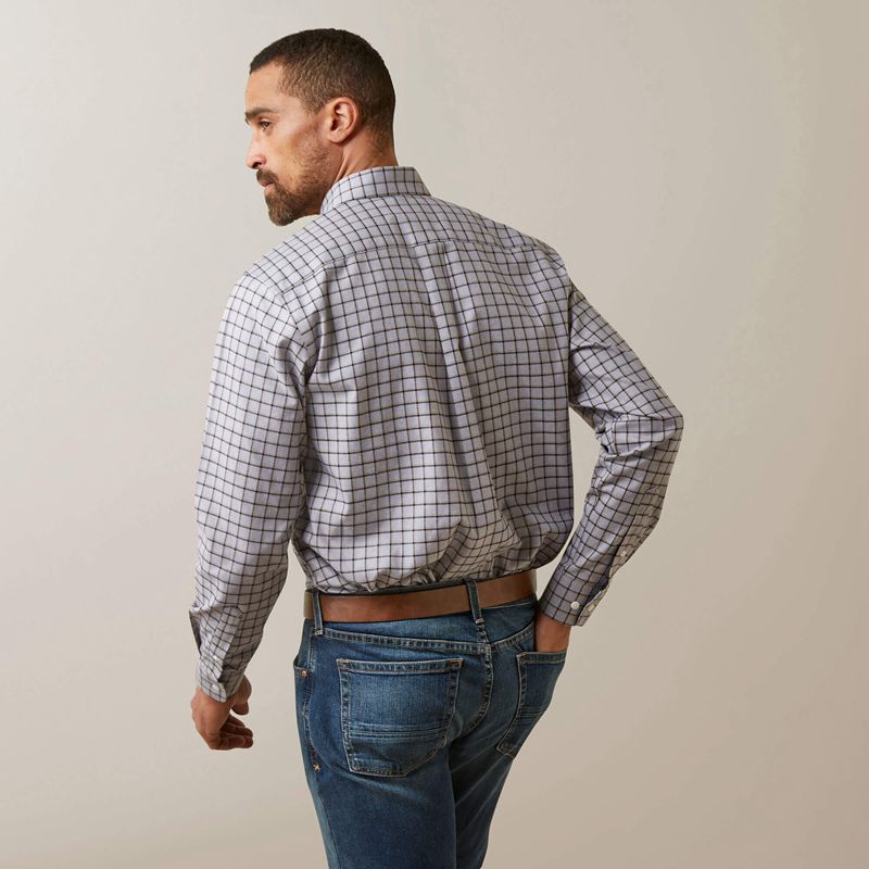 Ariat Clement Shirt Grise Homme | FDH-81322610