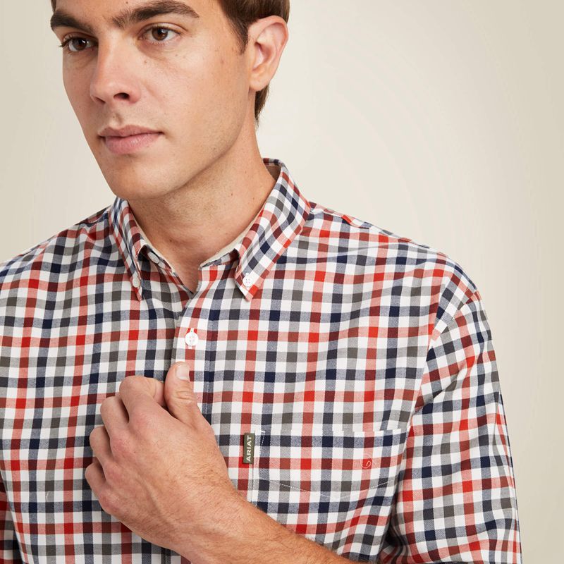 Ariat Clement Shirt Check Homme | UXW-37972039