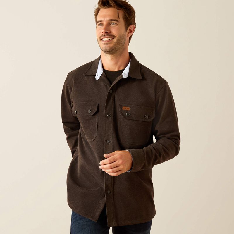 Ariat Branford Shirt Charcoal Homme | BJM-88842417