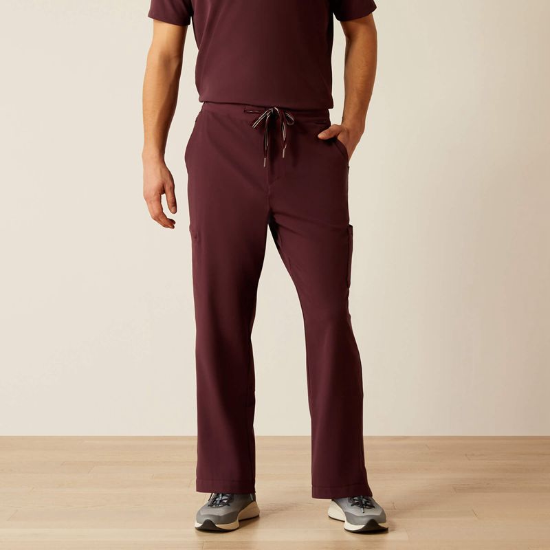 Ariat Jacobi Utility Stretch Scrub Pant Winetasting Homme | QUK-19655050