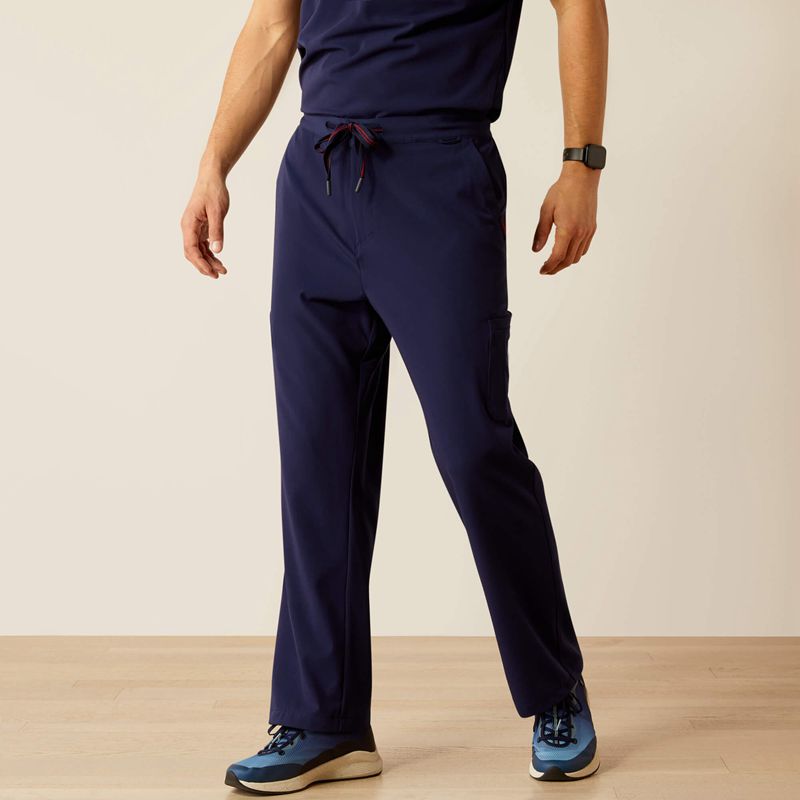 Ariat Jacobi Utility Stretch Scrub Pant Bleu Marine Homme | YRB-75399661