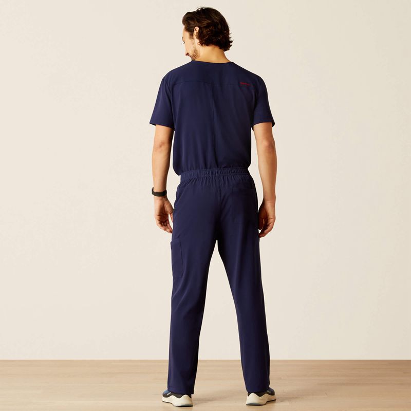 Ariat Jacobi Utility Stretch Scrub Pant Bleu Marine Homme | YRB-75399661