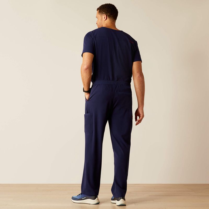 Ariat Jacobi Utility Stretch Scrub Pant Bleu Marine Homme | YRB-75399661