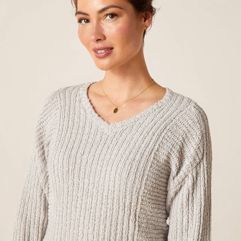 Ariat Daneway Sweater Grise Femme | CTJ-12297263