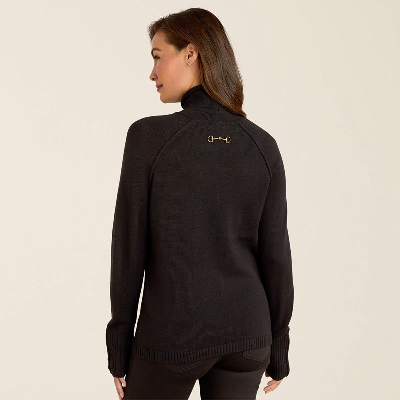 Ariat Bahia Sweater Noir Femme | FUR-13362855