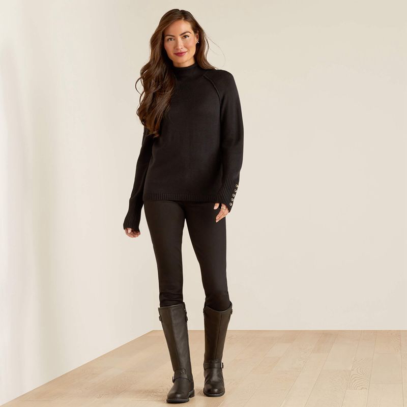 Ariat Bahia Sweater Noir Femme | FUR-13362855