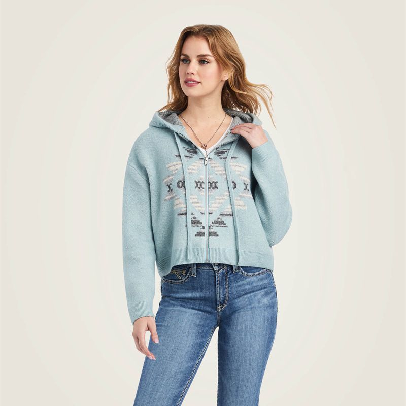 Ariat Agave Garden Sweater Arctic Femme | RIK-60241024