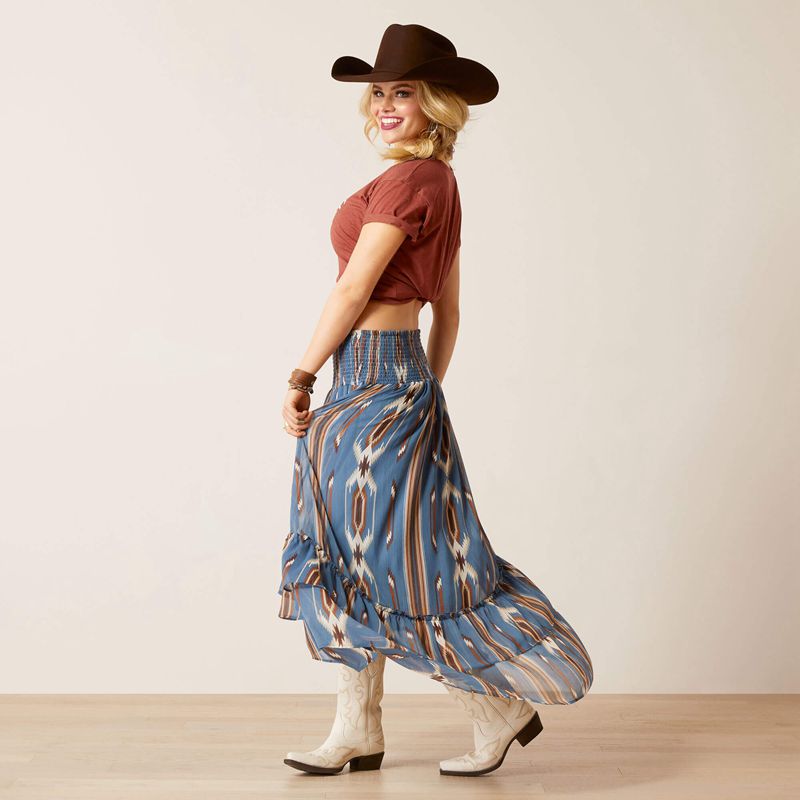 Ariat Chimayo Skirt Jacobo Chimayo Print Femme | NBZ-23895391