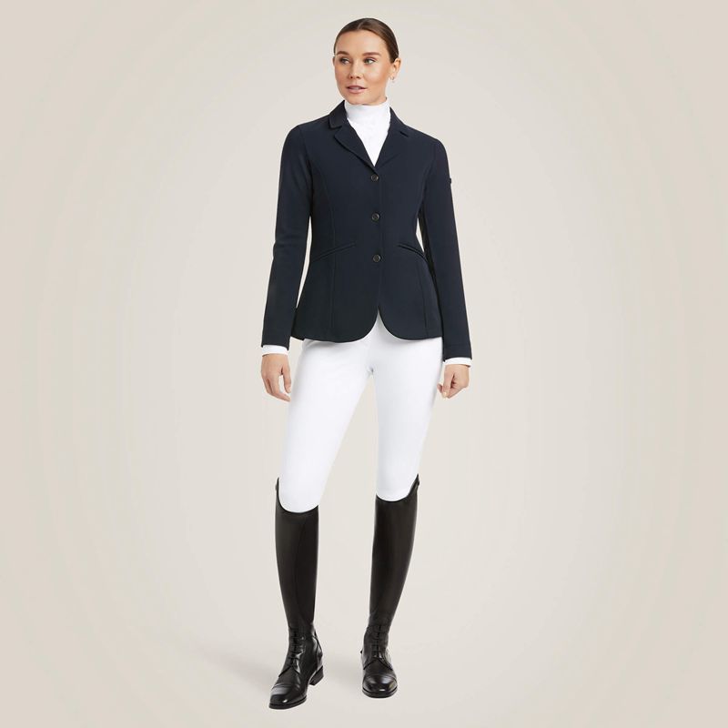 Ariat Speranza Show Coat Bleu Marine Femme | ZXG-73534796