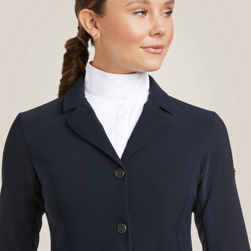 Ariat Speranza Show Coat Bleu Marine Femme | ZXG-73534796