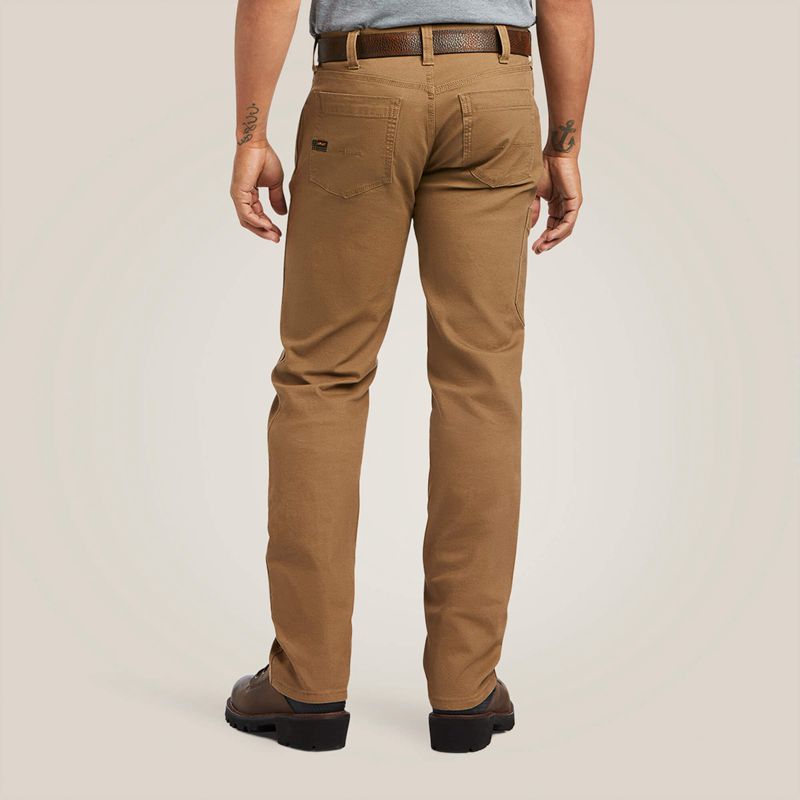 Ariat Rebar M7 Durastretch Made Tough Straight Pant Kaki Homme | HPX-66674759