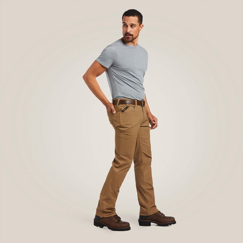 Ariat Rebar M7 Durastretch Made Tough Straight Pant Kaki Homme | HPX-66674759