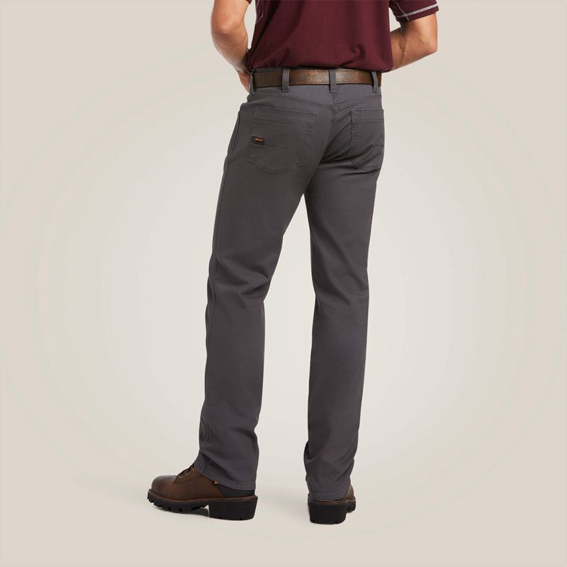 Ariat Rebar M7 Durastretch Made Tough Straight Pant Grise Homme | LIQ-92437793