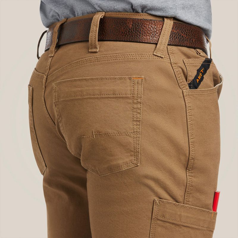 Ariat Rebar M7 Durastretch Made Tough Straight Pant Kaki Homme | HPX-66674759