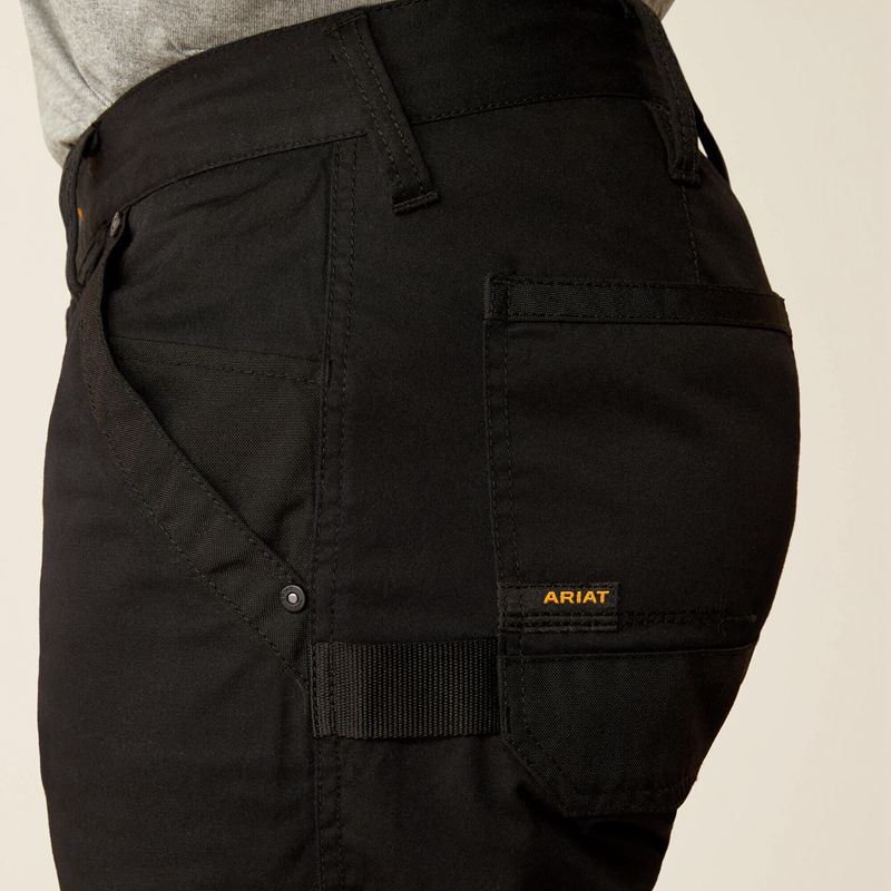 Ariat Rebar M7 Slim Cordura Twill Cargo Straight Pant Noir Homme | LLV-43955609