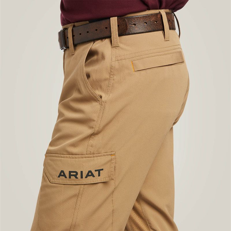 Ariat Rebar M5 Straight Work Flow Ultralight Stackable Straight Leg Pant Kaki Homme | NEI-73961010