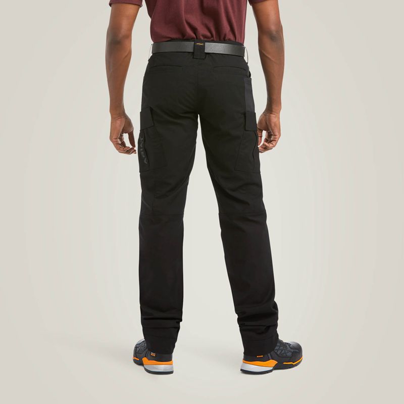 Ariat Rebar M5 Straight Durastretch Ripstop Cargo Straight Pant Noir Homme | EEC-59069169